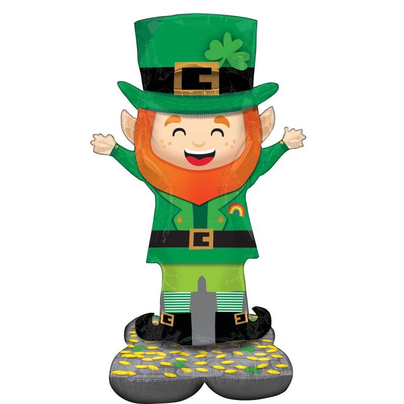 Balloon Foil Airloonz Lucky Irish Leprechaun 134cm X 78cm