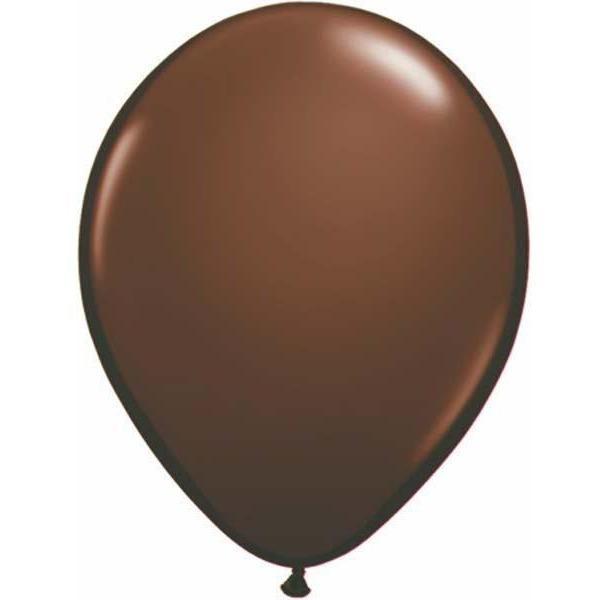 Latex Balloons 30cm Chocolate Brown Fashion  Pk/100