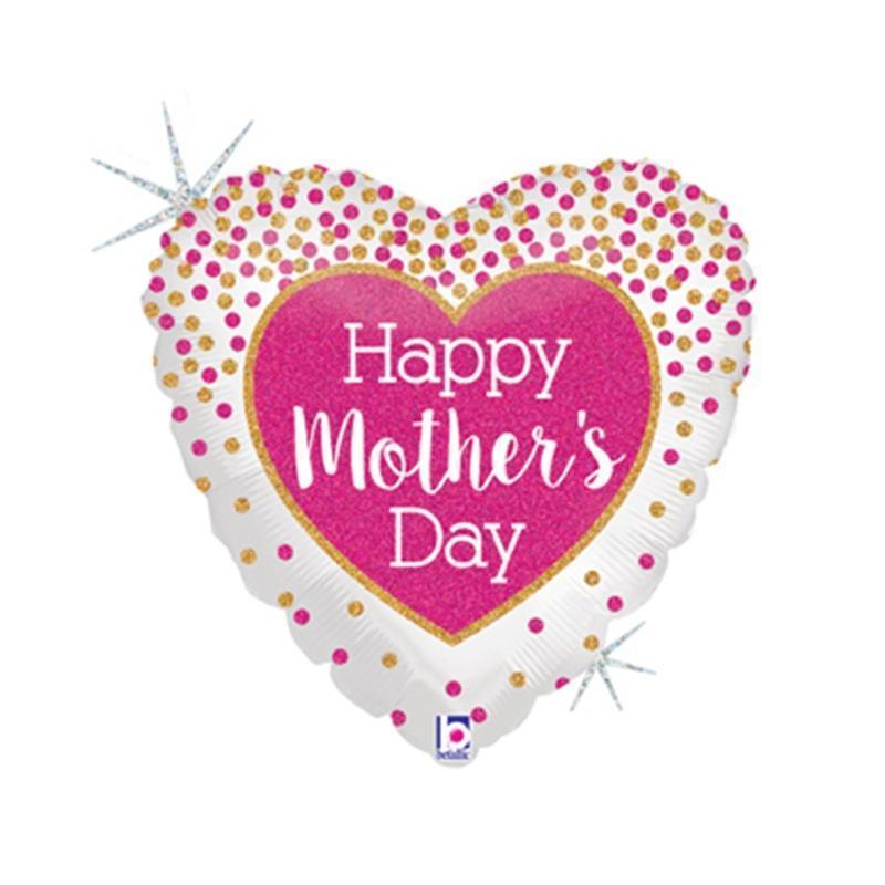 Balloon Foil 45cm Mother's Day Heart