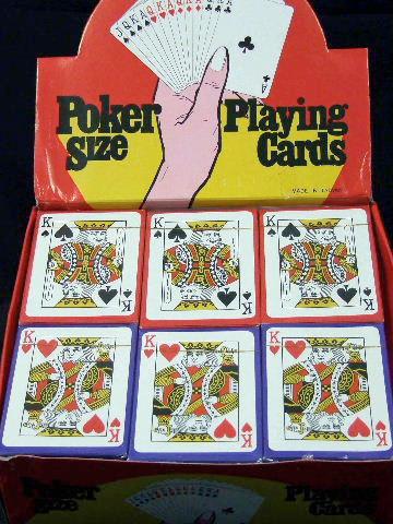 Card Playing Plastic Coated