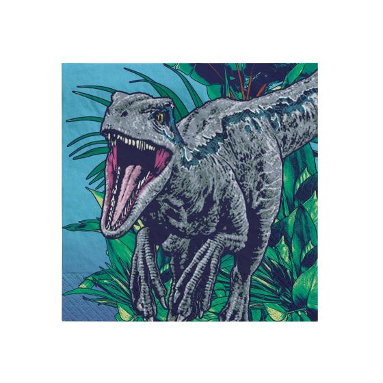 Jurassic Dinosaur Napkin Beverage Pk/16