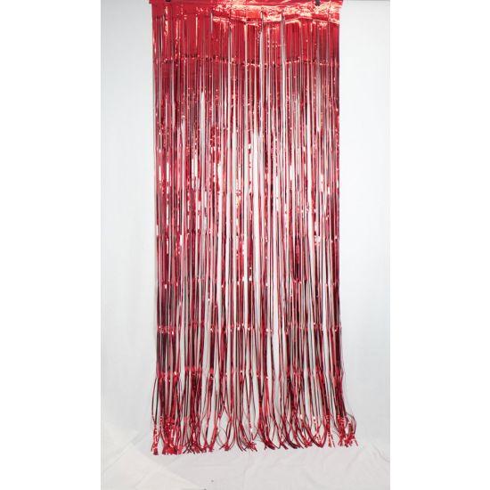 Curtain Metallic Red Mylar Extra Large 1m X 2.4m
