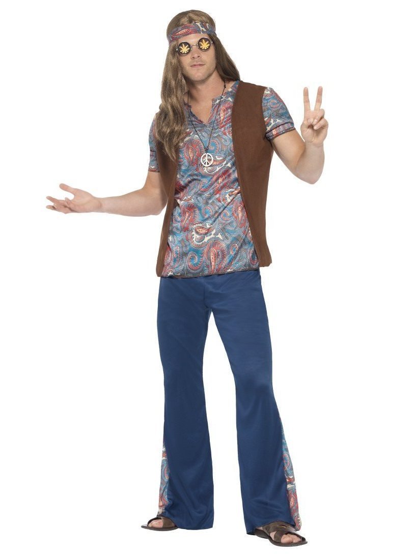Costume Adult Hippie 1960s Male X Large