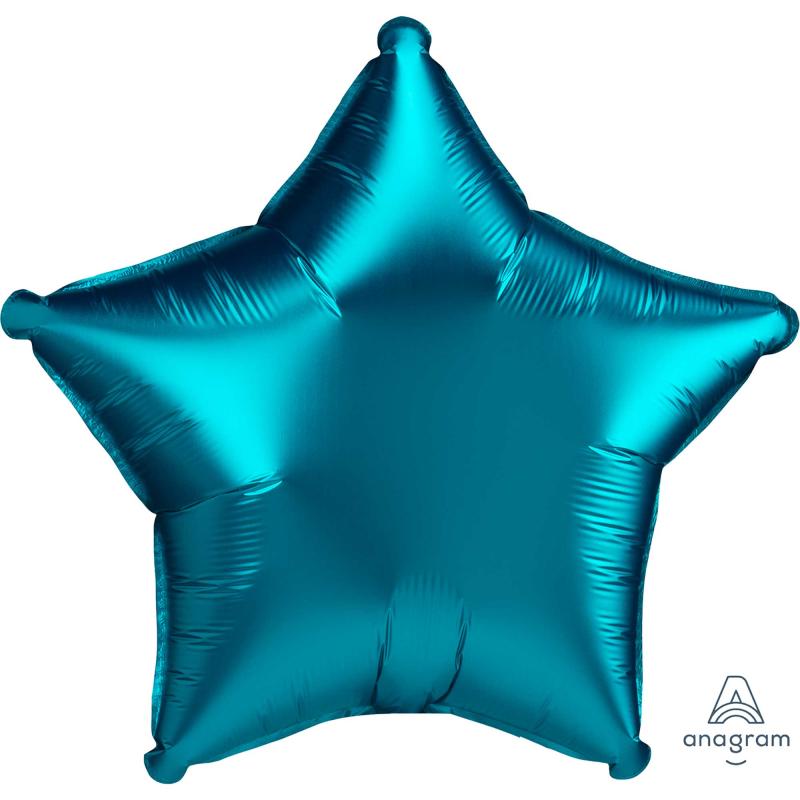 Balloon Foil 45cm Star Luxe Aqua