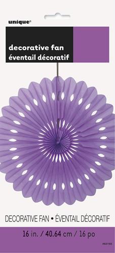 Fan Decorative Pretty Purple 40cm