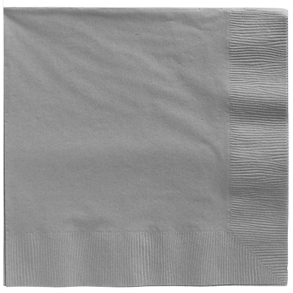 Napkins Lunch 2ply Silver Pk/20