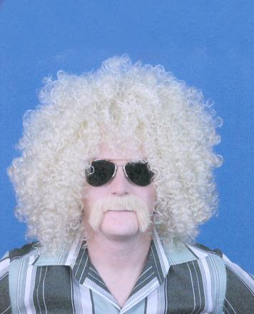 Wig Afro Blonde Loose Curl