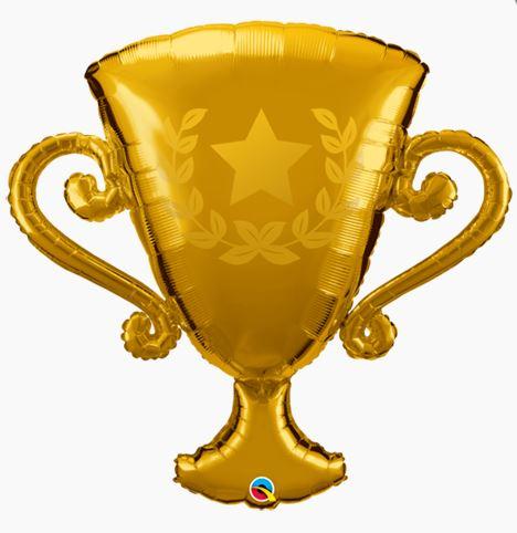 Balloon Foil Shape Golden Trophy/Cup 98cm