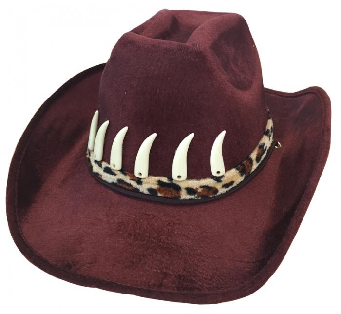 Hat Croc Dundee Feltex Jungle Safari With Teeth