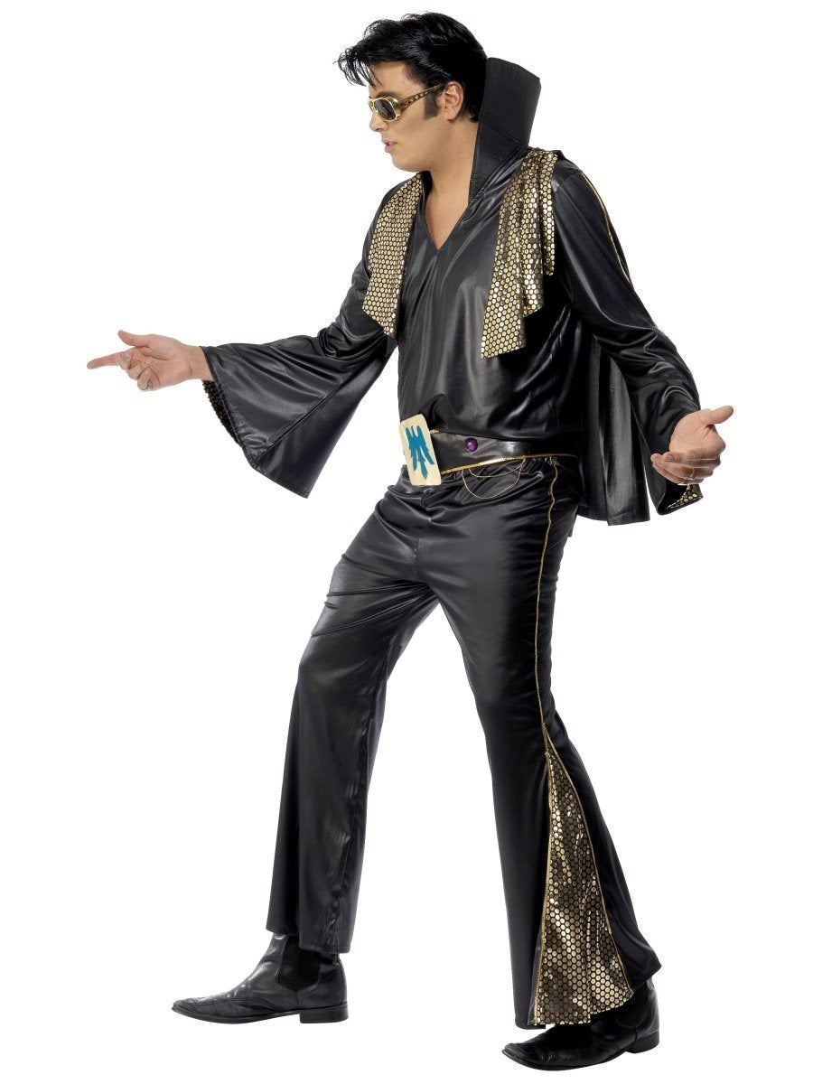 Costume Adult Elvis Black Large