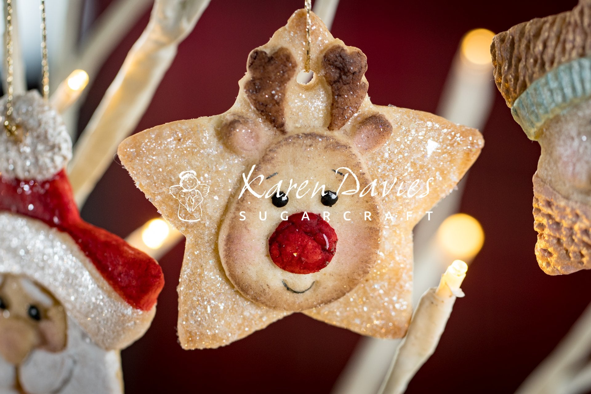 Mould Christmas Star Reindeer Karen Davies- Last Chance