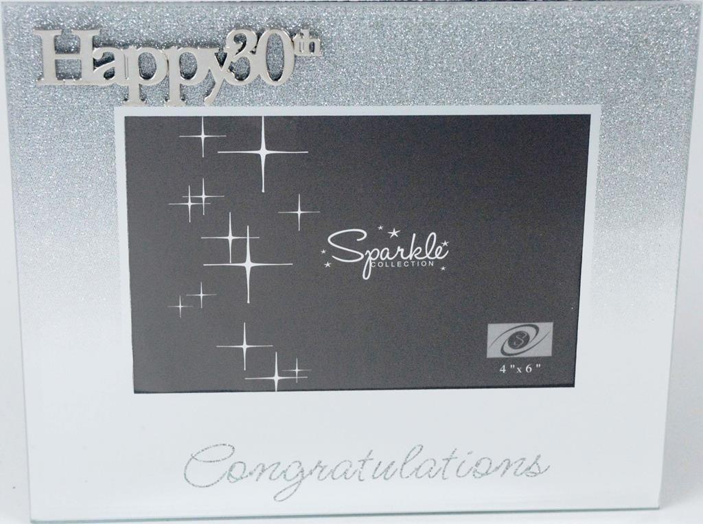 Photo Frame 30th Silver Metal  Last Chance Buy