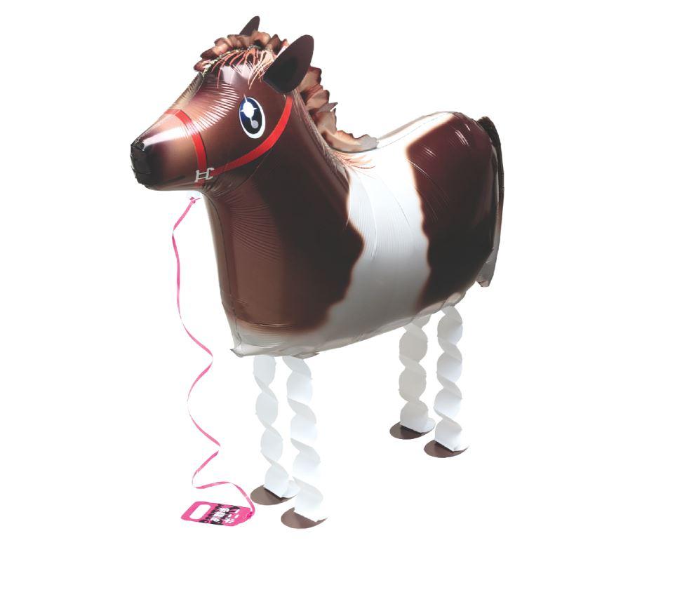 Balloon Foil Walking Pony/Horse Walking With String Do Not Float 71cm