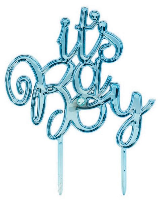 Its A Boy Cake Topper