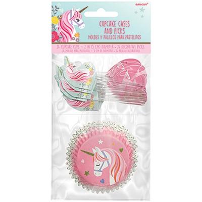 Magical Unicorn Cupcake Kit Pk/24