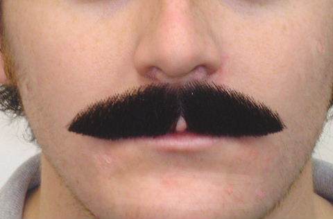 Moustache Gable Black