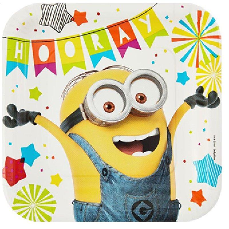 Despicable Me Plate 23cm Pk/8