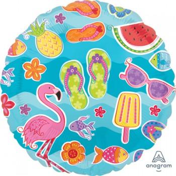 Balloon Foil 45cm Summer Fun