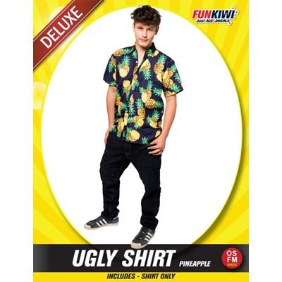 Costume Adult Ugly Shirt Tropical Pineapple Large Shirt Only