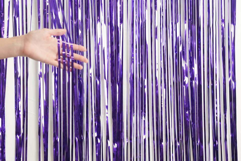 Curtain Purple Mylar Extra Large 1m X 2.4m