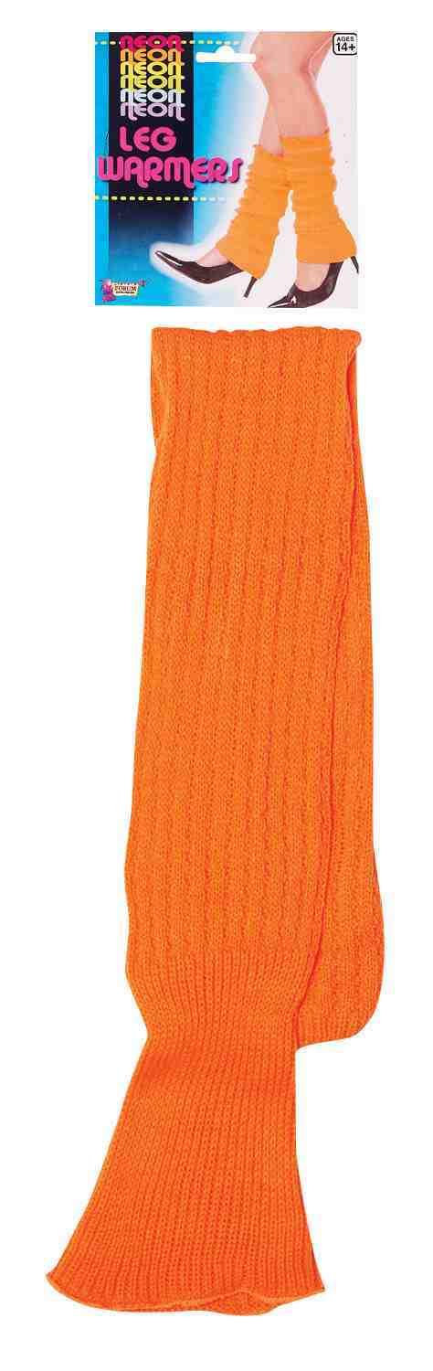 Leg Warmers Fluro/Neon Orange 1980s