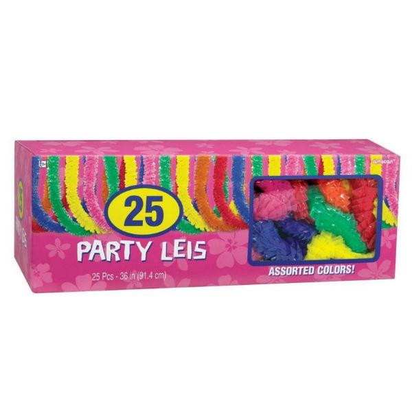 Lei Party Pack 25 90cm Plastic