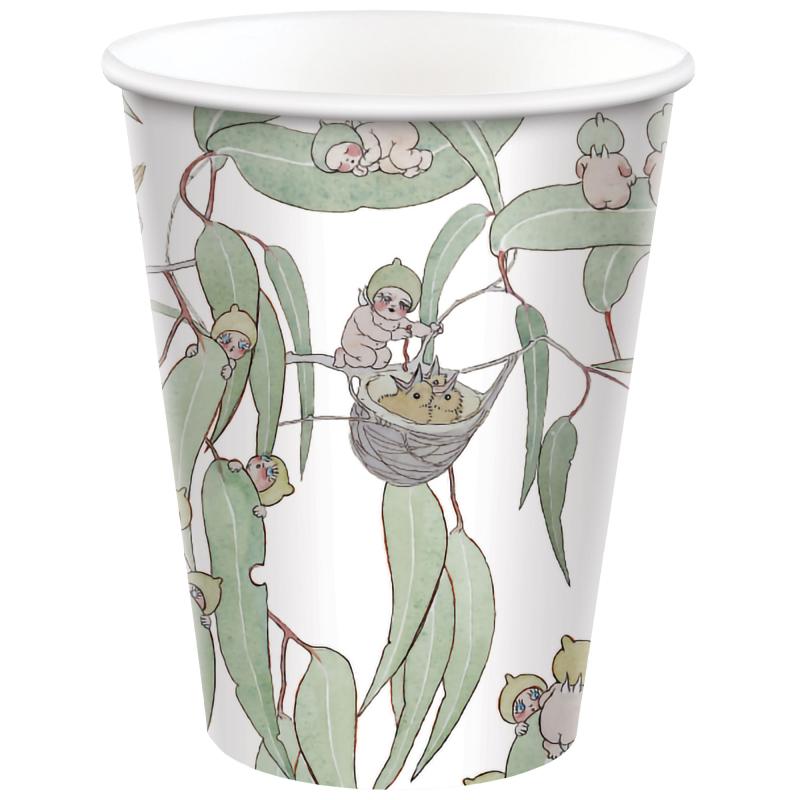 May Gibbs Paper Cups 266ml Pk/8 Baby Shower