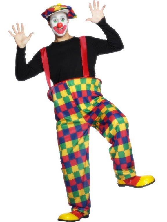 Costume Clown Hooped Pants Large