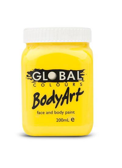 Face Paint Yellow 200ml Pot