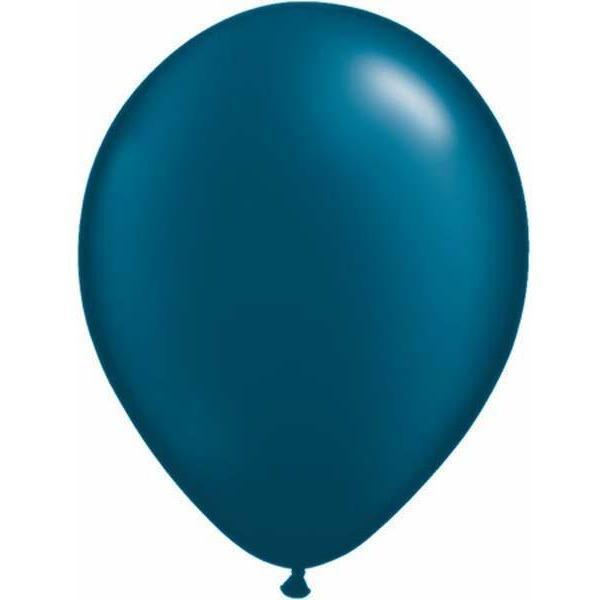 Latex Balloons 30cm Midnight Blue Pearl Pk/25