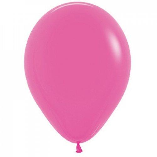Latex Balloons 30cm Fashion Fuchsia Pk 100