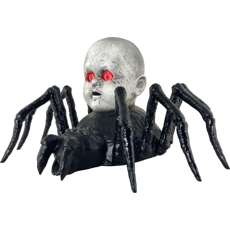 Prop Animated Spider Baby Lights Sound And Action 19cm