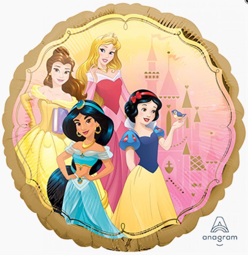 Balloon Foil 45cm Disney Princess Once Upon A Time Two Sided Design