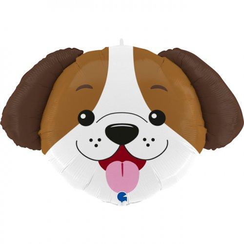 Balloon Foil Shape Dog Head 82cm