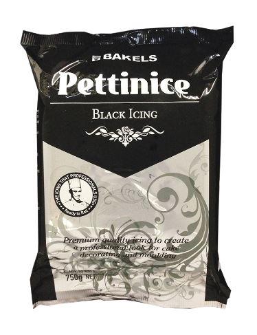 Bakels Pettinice Black 750g Fondant