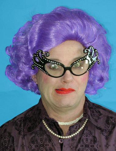 Wig The Dame (Edna) Purple