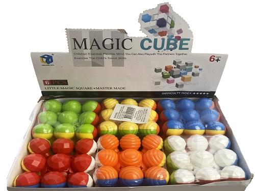 Novelty Magic Cube Sphere 6cm Each