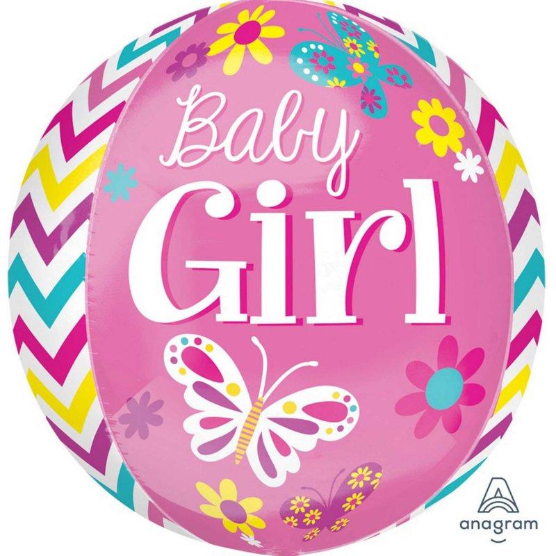 Balloon Shape Orbz Beautiful Baby Girl