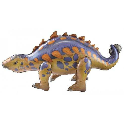 Balloon Foil Standing Airz Ankylosaurus 45cm X 100cm X 37cm Airfill Only