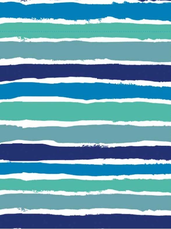 Gift Wrapping Paper Blue Stripes