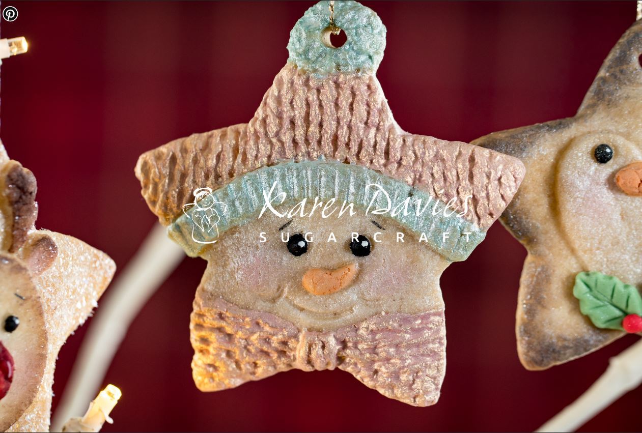 Mould Christmas Star Snowman Karen Davies- Last Chance