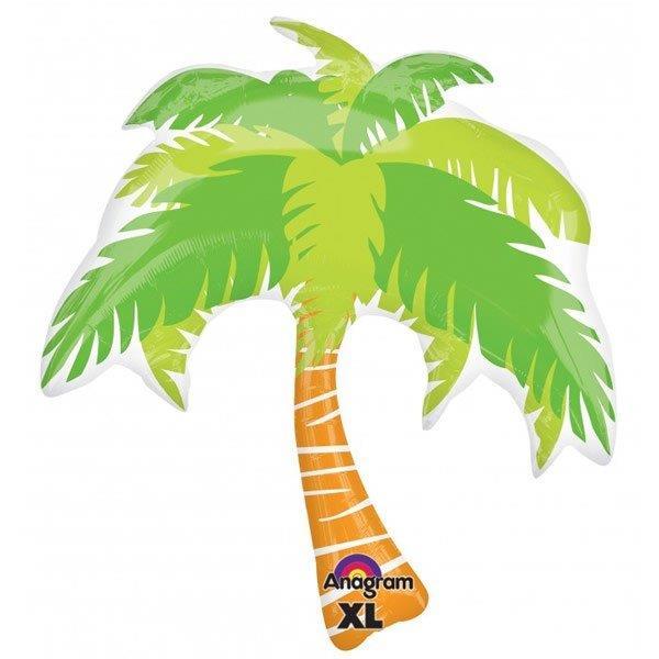 Balloon Foil Shape Summer Palm Tree