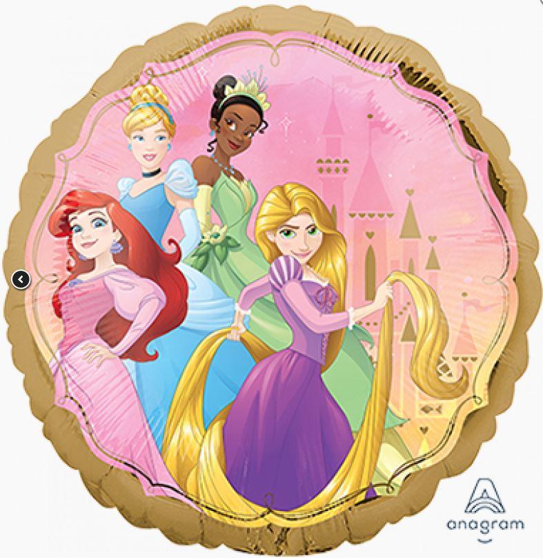 Balloon Foil 45cm Disney Princess Once Upon A Time Two Sided Design