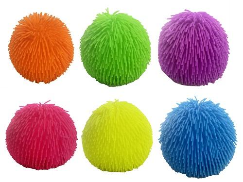 Lucky Dip Toy Giant Squishy Fluffy Ball 18cm Assorted Colours