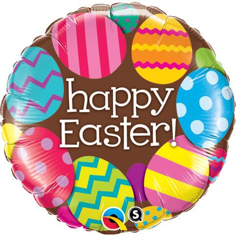 Balloon Foil 45cm Easter Eggs & Chocolate