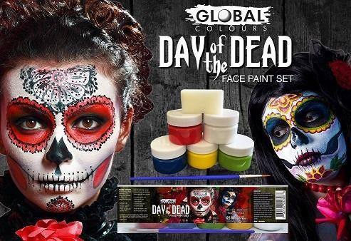 Face Paint Set Day Of The Dead