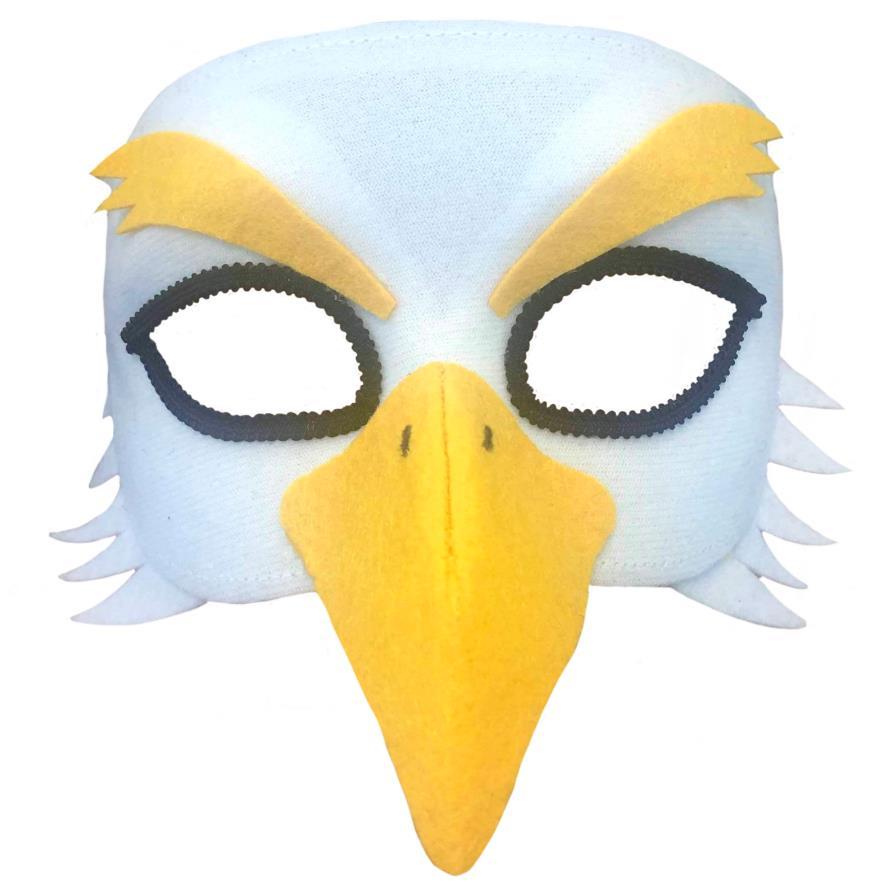 Animal Costume Mask Eagle Bird Deluxe