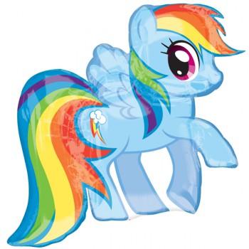 Balloon Foil Shape Rainbow Dash