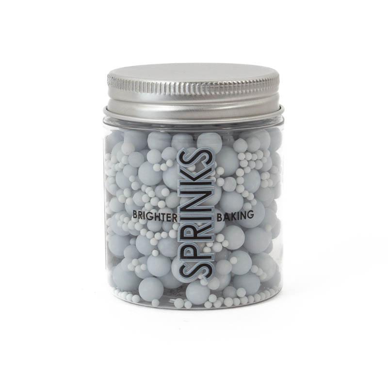 Round Ball Sprinkles Pastel Blue Bubble Bubble 65g