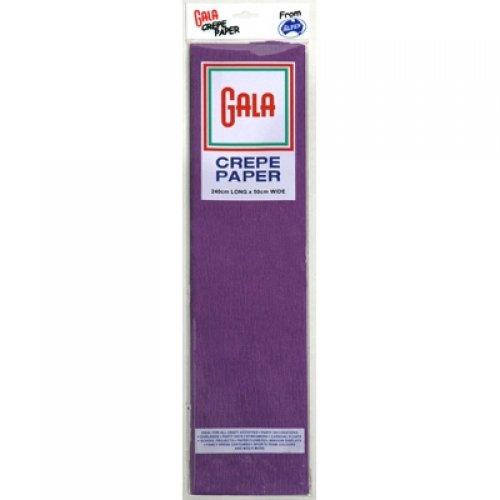 Crepe Paper Purple 245cm X 50cm